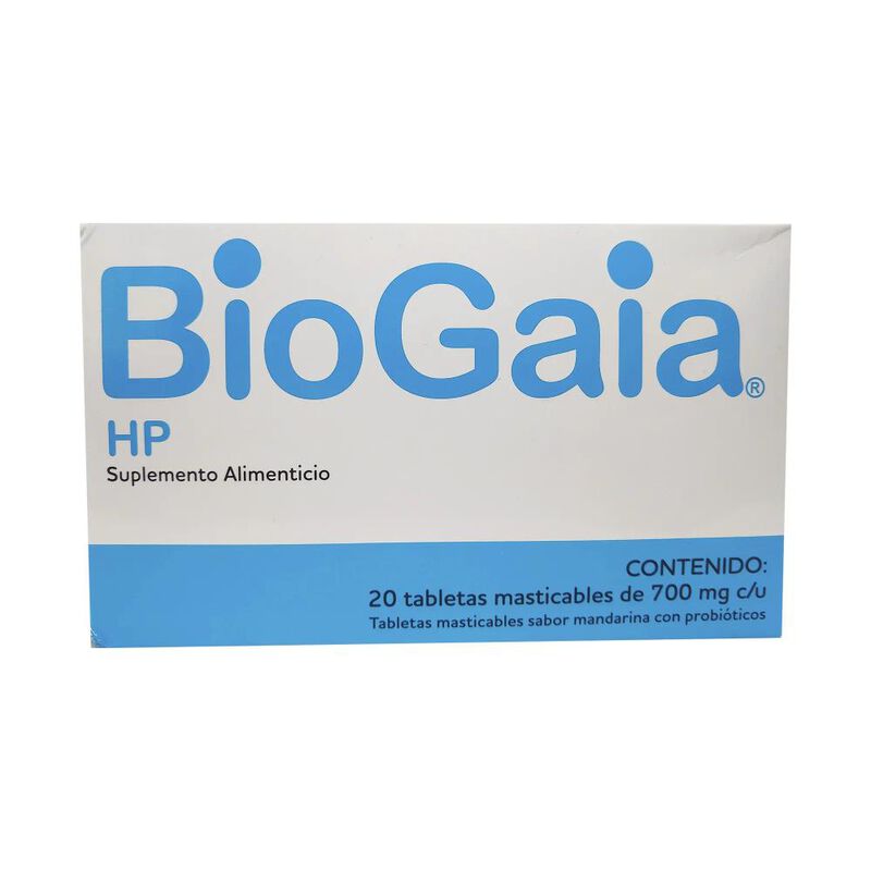 Suplemento Alimenticio Biogaia Hp 700 Mg 20 Tab... image number null