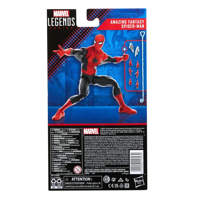 Figura De Acci&oacute;n Spider-man Marvel Legends 60 A... image number null