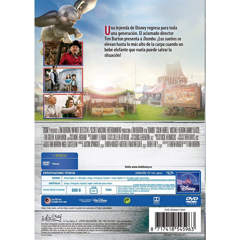 Dumbo [DVD] image number null