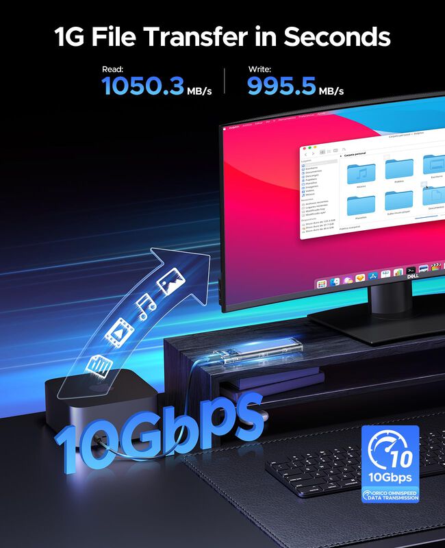 Carcasa Ssd Orico M.2 Nvme Usb 3.2 Gen 2 (10 Gb... image number null
