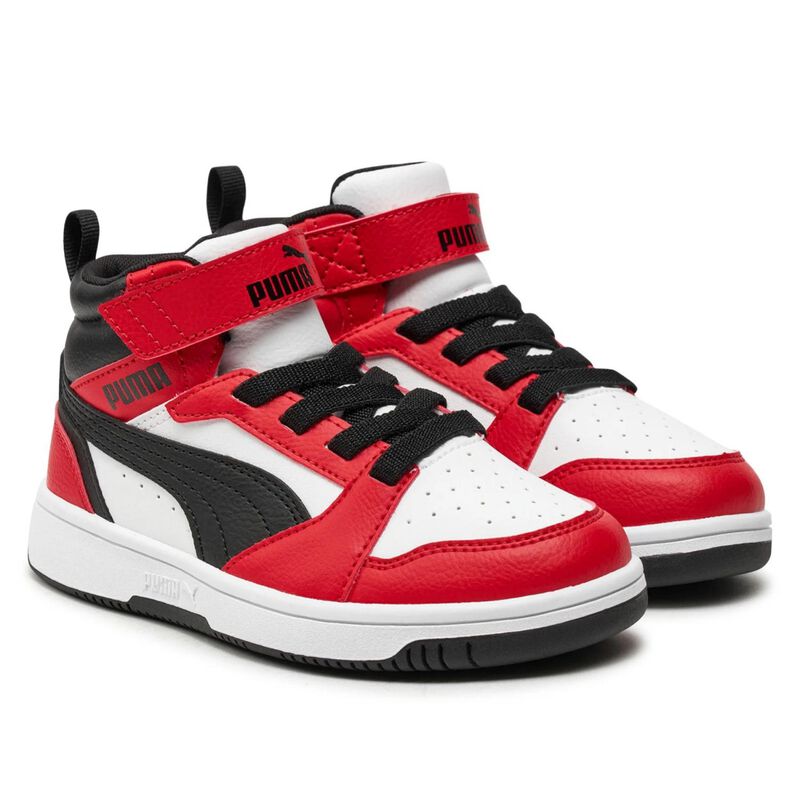 Tenis Puma Rebound V6 Mid Ps Para Ni&ntilde;os 17 A 21... image number null
