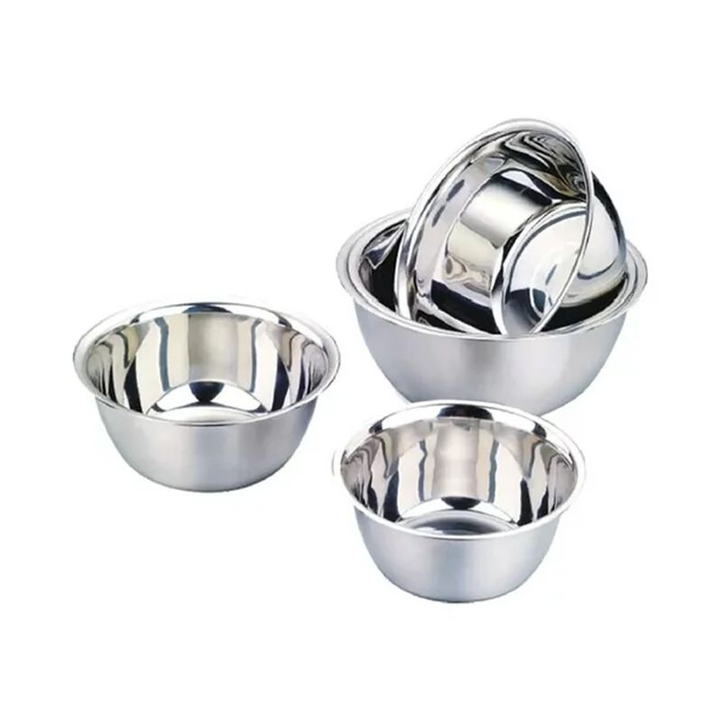 Hot Spot Set 5 Ensaladeras Bowl Acero Inox 22, ... image number null