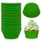 Capas para Cupcakes Whaline 300 Piezas Verde 2x1.2 Pulgadas