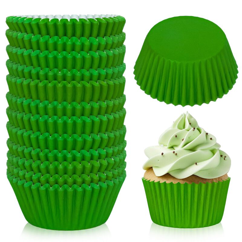 Capas para Cupcakes Whaline 300 Piezas Verde 2x... image number null