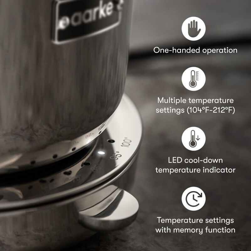 Agua Caliente De Acero Inoxidable Kettle Aarke,... image number null