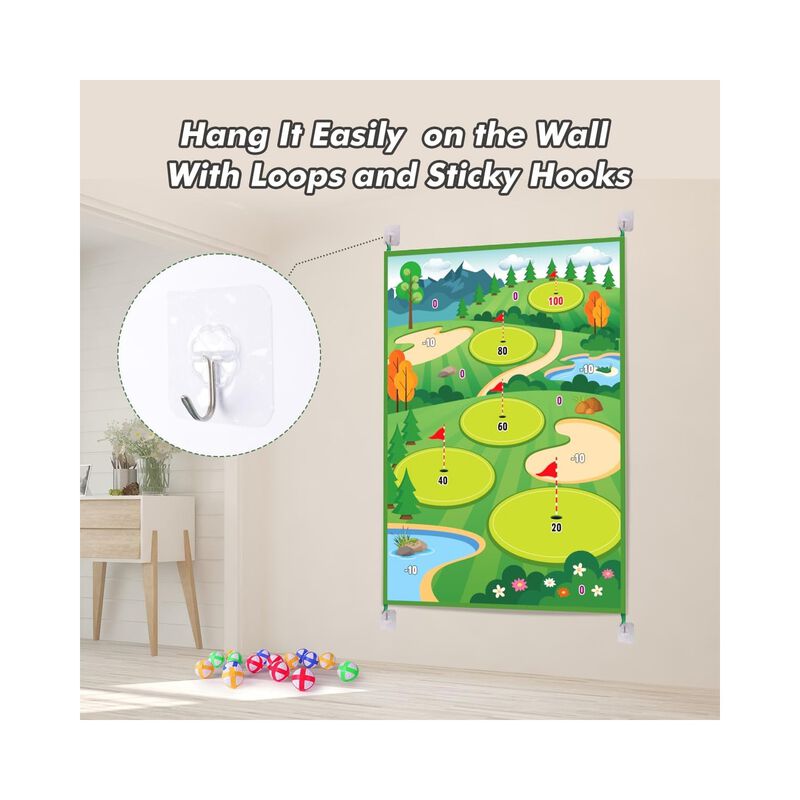 Mini Set De Golf Para Ni&ntilde;os Con Tapete 120&times;178 ... image number null