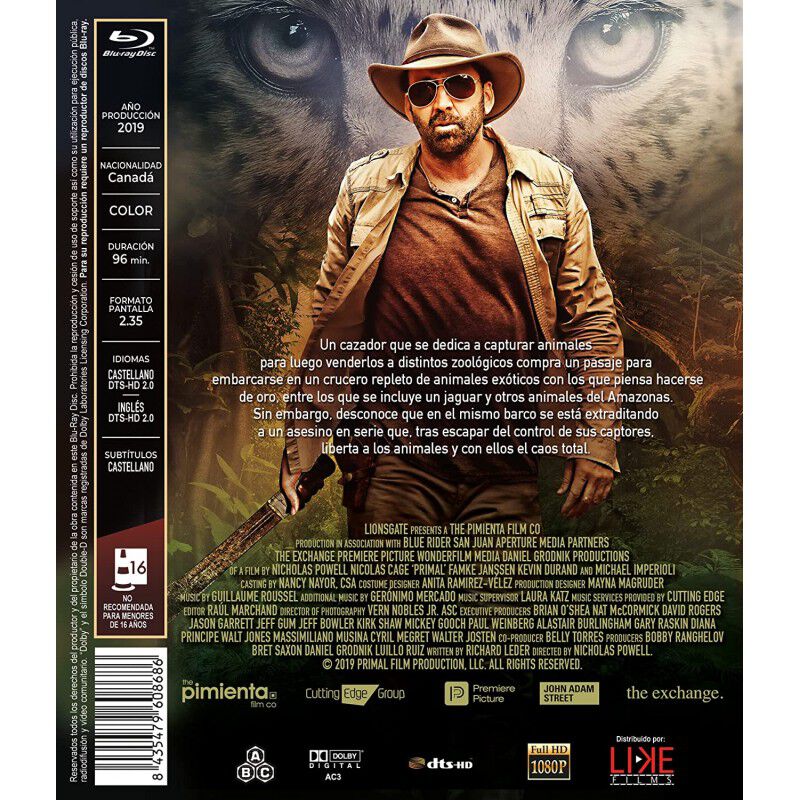Traves&iacute;a Salvaje [blu-ray] (2019) Primal image number null
