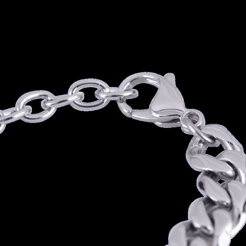 Pulsera Hombre, Brazalete Esclava Plata Oro, Re... image number null