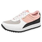 Moramora Tenis urbano para mujer blanco gris rosa