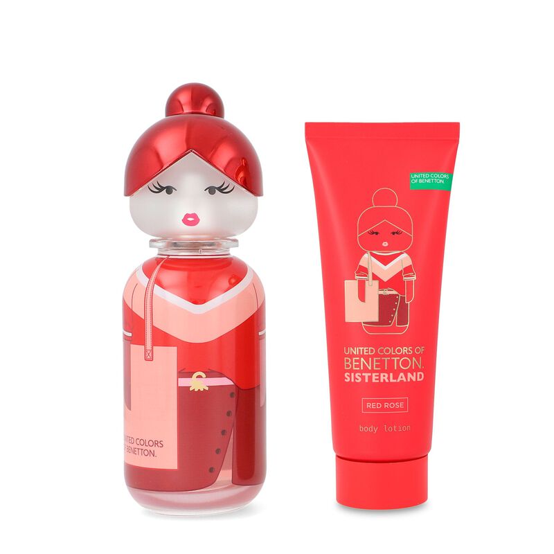 Set Benetton Sisterland Red Rose 2Pzs 80Ml Edt ... image number null