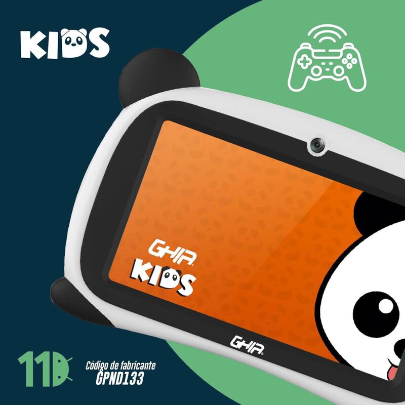 Tablet Ghia Panda para Niños 64GB y Android 14 ... image number null