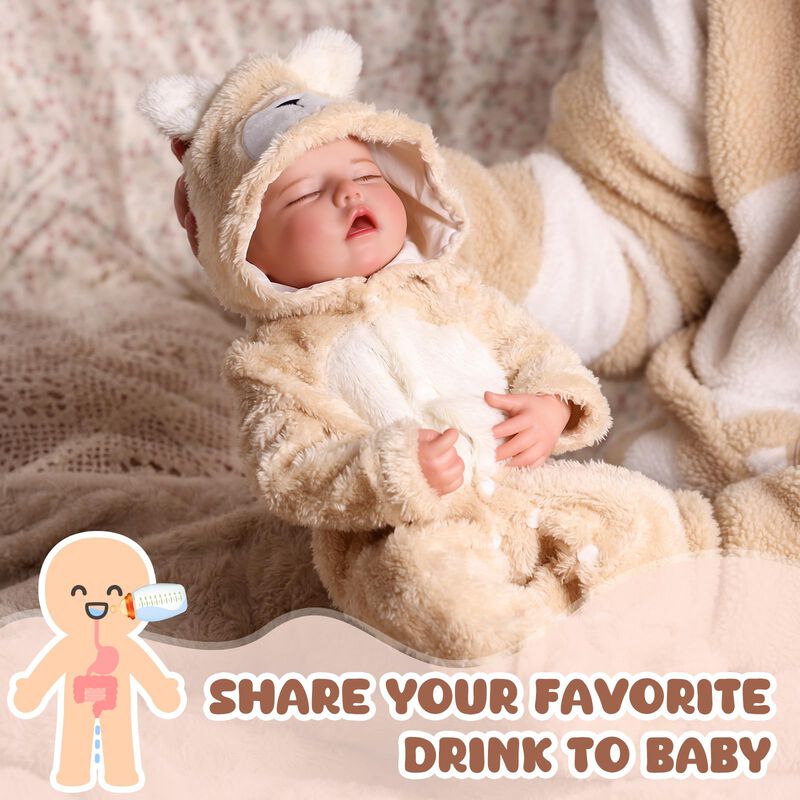 Mu&ntilde;eca Reborn Babeside Para Beber Y Mojar, 43 C... image number null