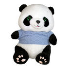 Oso Panda Oso De Peluche Con Su&eacute;ter Suave Regalo Mu&ntilde;eco