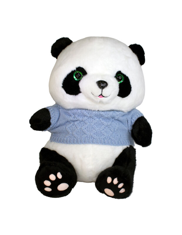 Oso Panda Oso De Peluche Con Su&eacute;ter Suave Regal... image number null