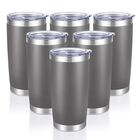 Vasos T&eacute;rmicos Cool Yoleb 591 ml, Pack De 6, Acero Inoxidable