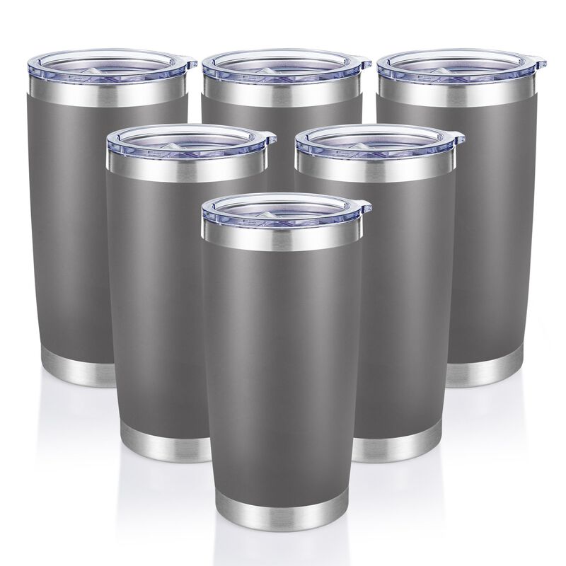 Vasos T&eacute;rmicos Cool Yoleb 591 ml, Pack De 6, Ac... image number null