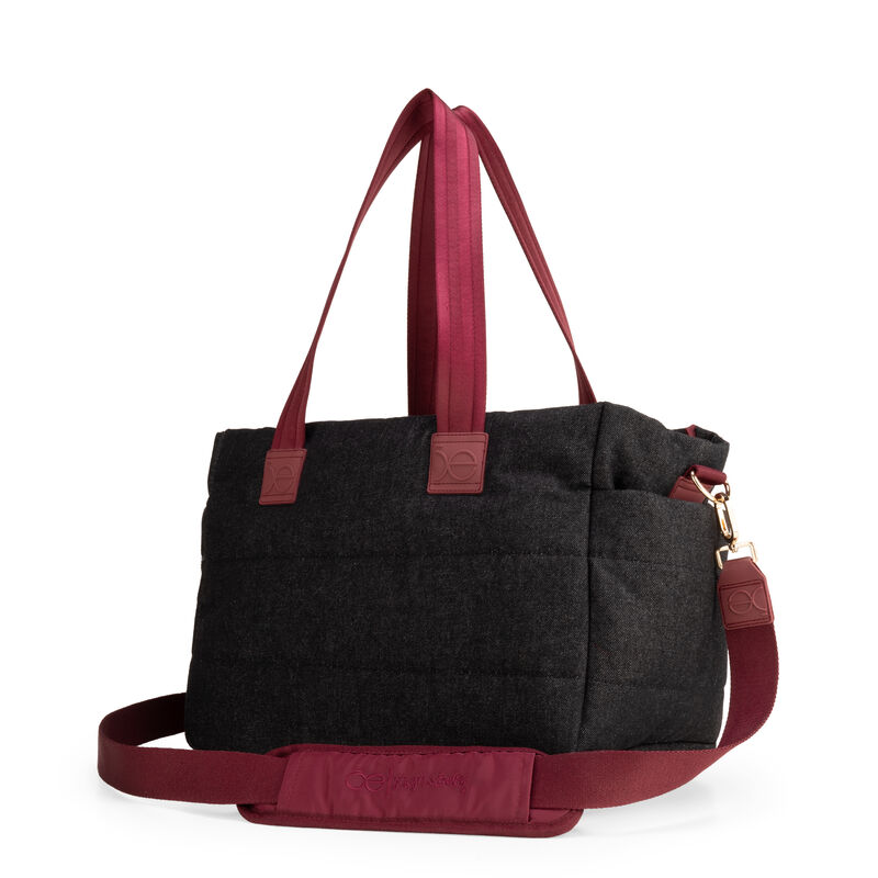 Pa&ntilde;alera Duffle Bag Mediana Con Rubber Color Ne... image number null