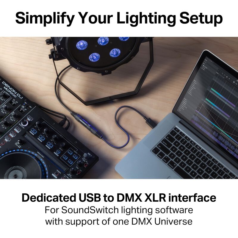 Interfaz Dmx Soundswitch Micro Ultracompacta Us... image number null