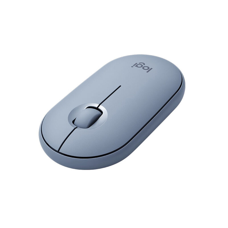 Mouse Logitech M350 Wireless Blue Gray image number null