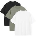 Pack de 3 Camisetas Oversized Snowelve Cuello Redondo