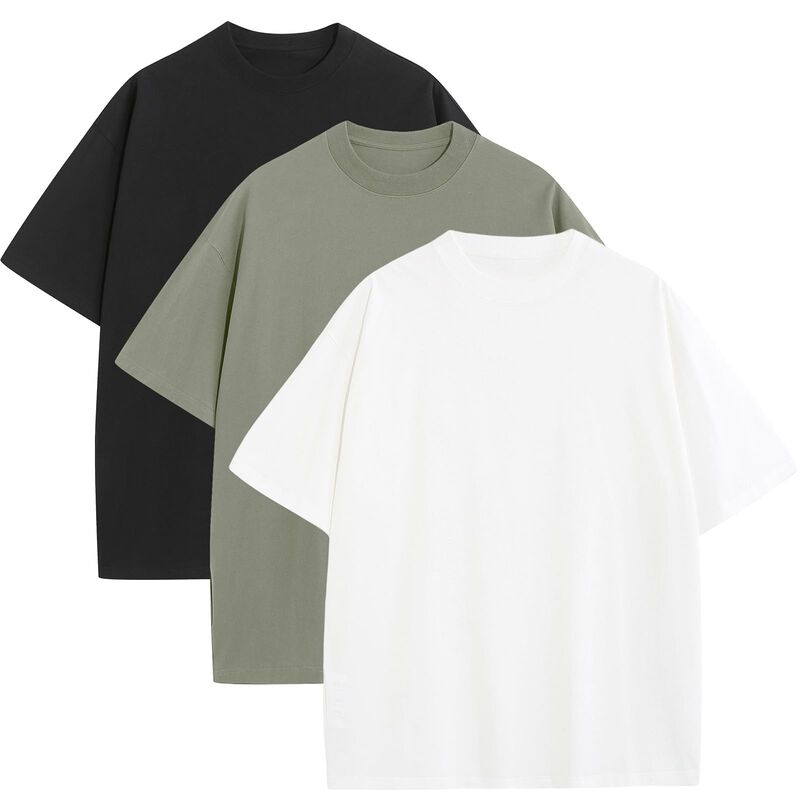 Pack de 3 Camisetas Oversized Snowelve Cuello R... image number null