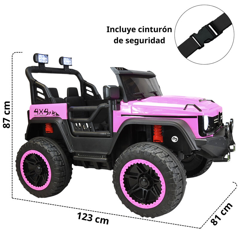 Montable El&eacute;ctrico Camioneta 4x4 para Ni&ntilde;os Con... image number null