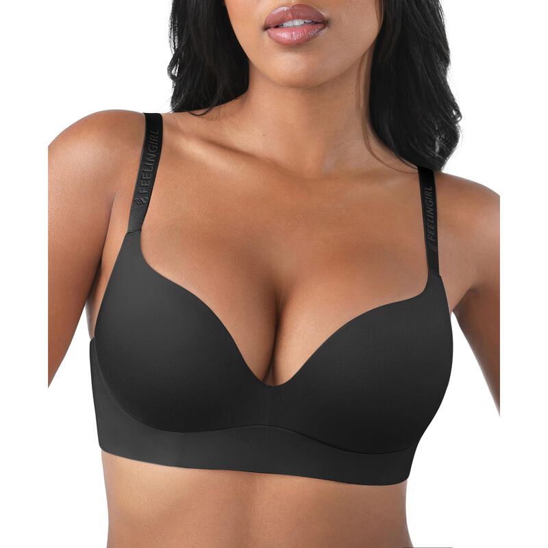 Sost&eacute;n Feelingirl Push-up 38DD Sin Aros - Negro image number null