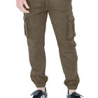 Pantalón Hombre Cintura Y Tobillo Ajustable Premium Café Roosevelt C362