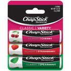 B&aacute;lsamo Labial Chapstick Classic Menta Verde, Cereza Y Fresa