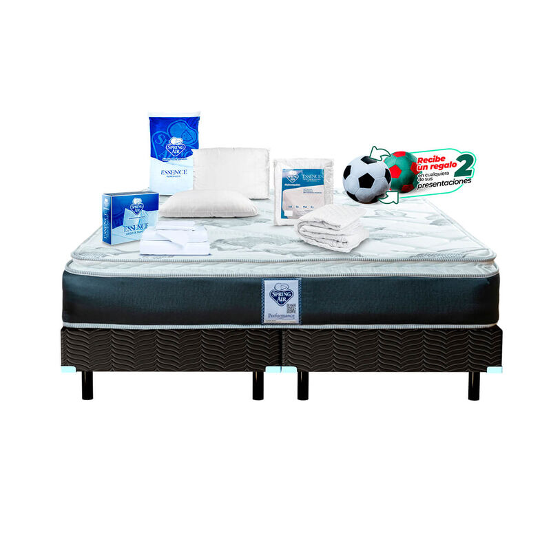 Colchón King Size Spring Air Smith + Box + Saba... image number null