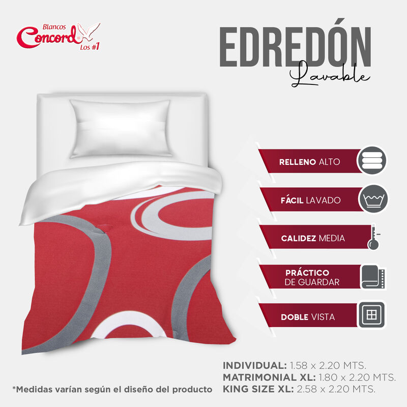 EDREDON NEO UNIVERSO SENCILLO MAT/XL QS image number null