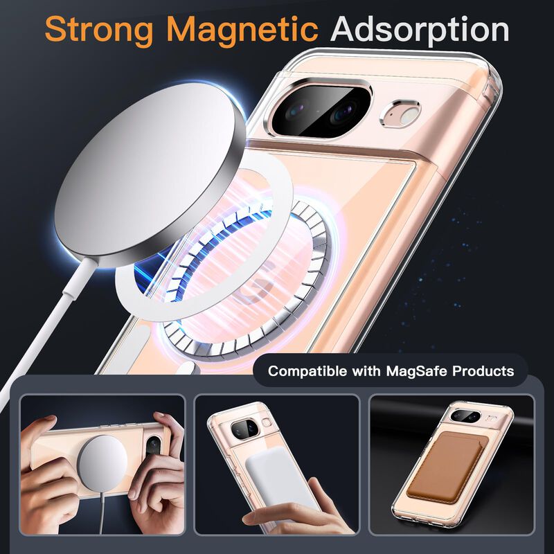 Funda Jetech para Pixel 8 con MagSafe Transpare... image number null