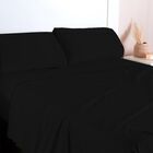 Juego S&aacute;banas Matrimonial - Queen Liso Polo One 4pzas Negro
