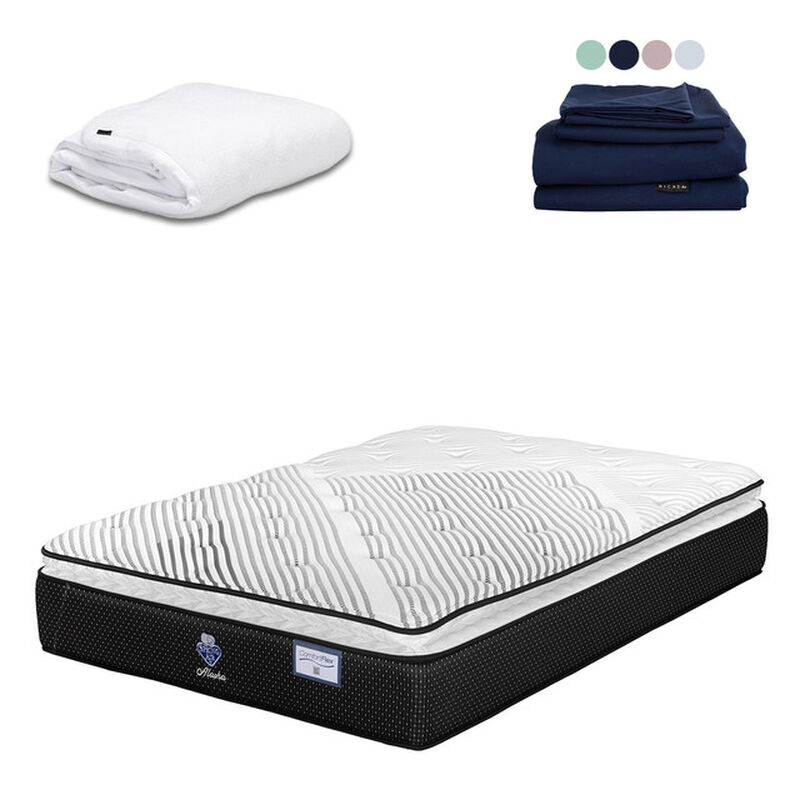 Colch&oacute;n King Size Alaska Spring Air + Protector... image number null