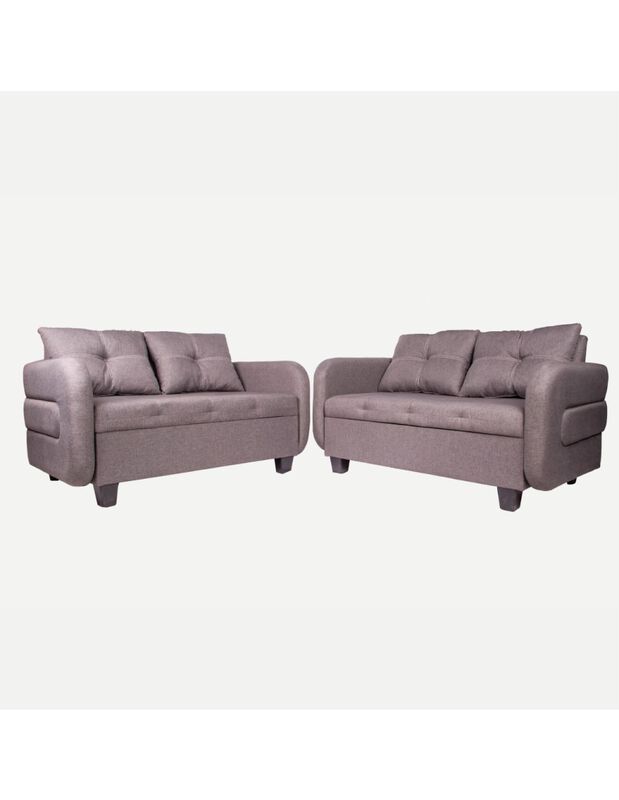 Set Sala 2  piezas Love Seat Sevilla gris image number null