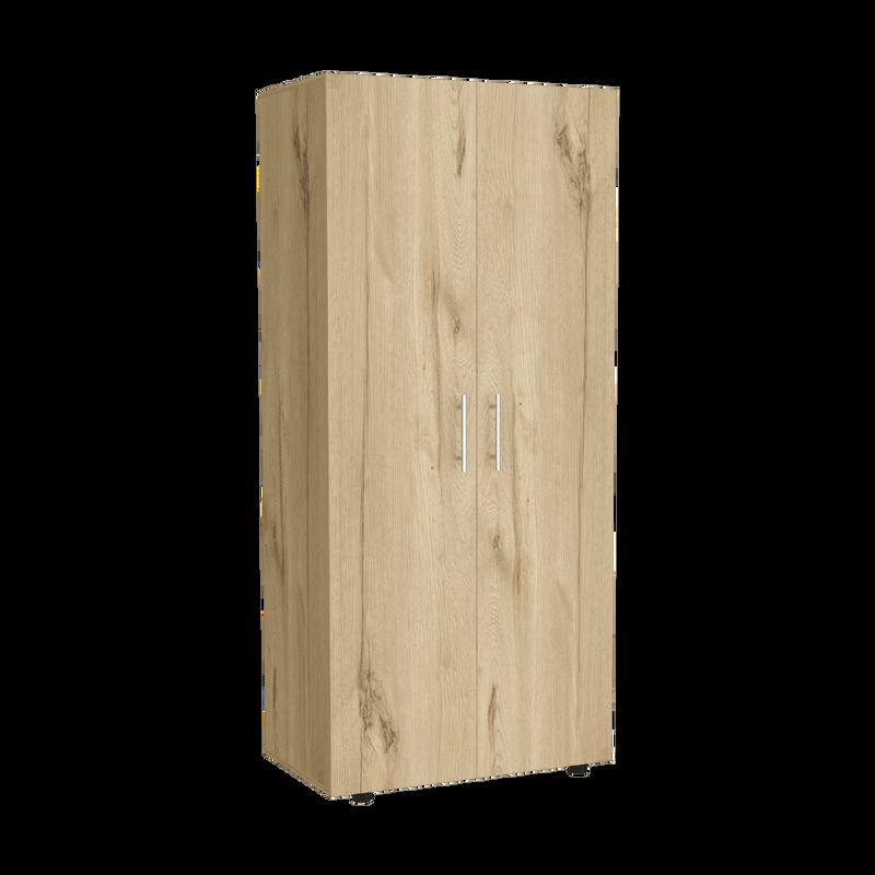 Closet Derek Café Claro y Blanco Virtual Mueble... image number null