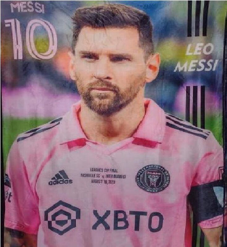 Cobija Frazada Ultra Suave Messi10 Miami image number null