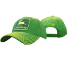 Gorra John Deere Con Logotipo Bordado, Vintage, Color Verde B&eacute;isbol