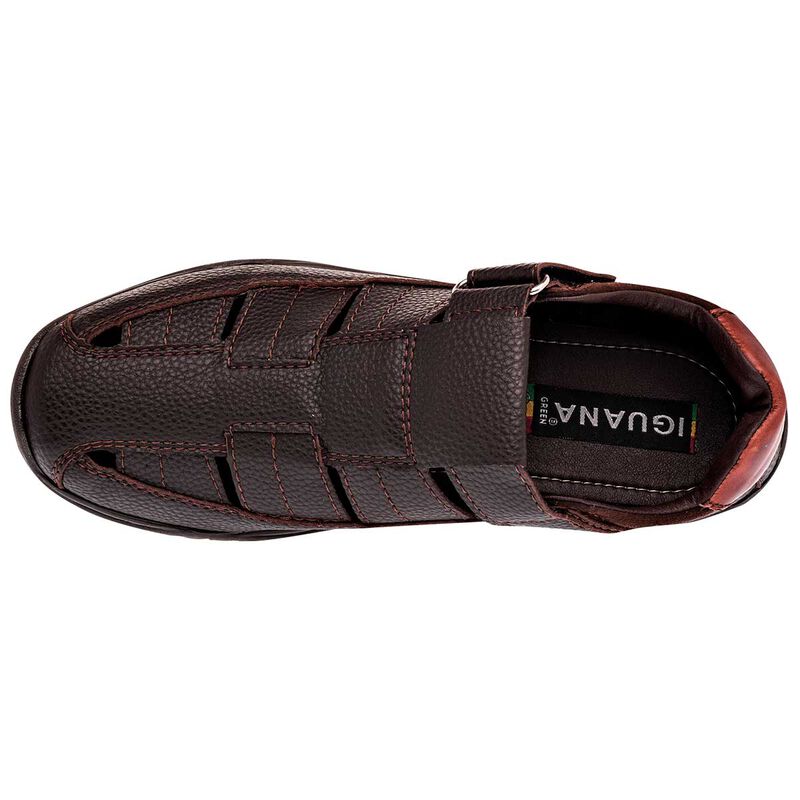 Iguana Sandalia para hombre caf&eacute; image number null