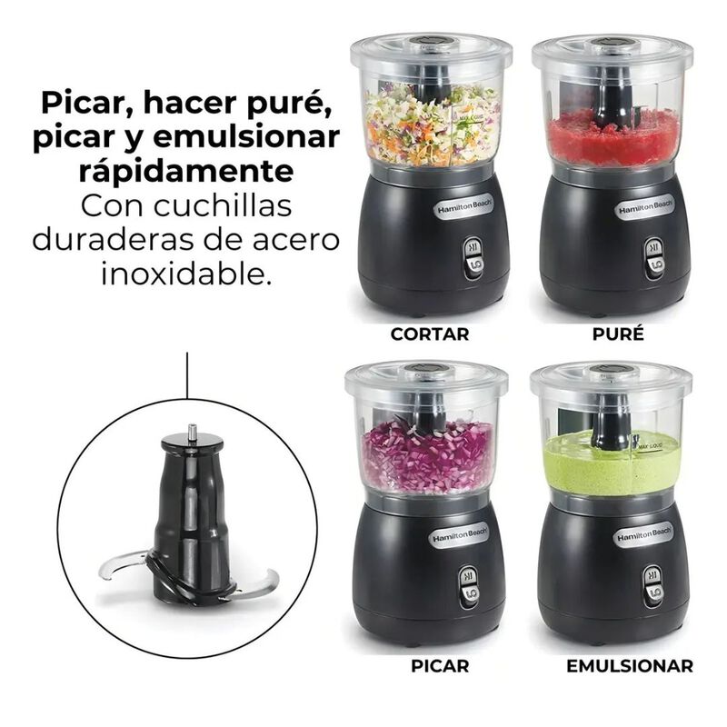 Procesador De Alimentos Hamilton Beach Para Pic... image number null