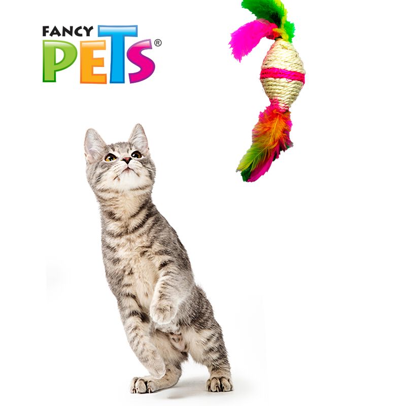 Fancy Pets Juguete Caramelo Con Plumas Para Gat... image number null