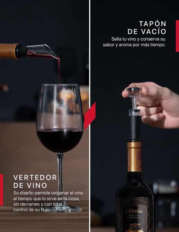 Sacacorchos eléctrico Cookify de acero inoxidab... image number null