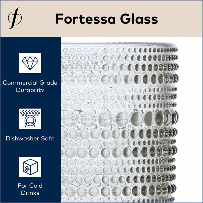 Juego De 6 Vasos Fortessa 370 ml Gris Humo image number null