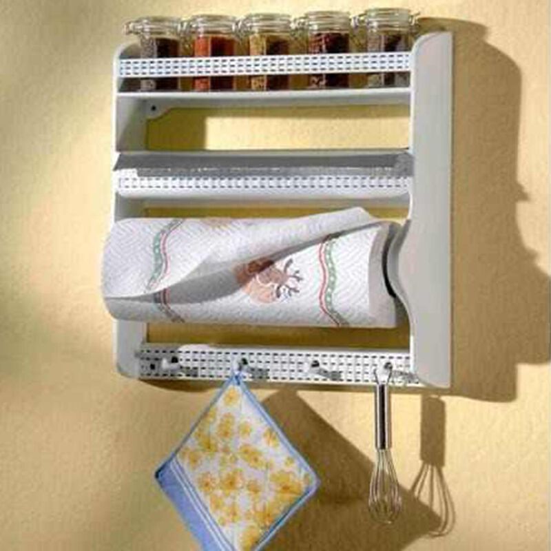 Portarollo Organizador Especias Rollo Papel Alu... image number null