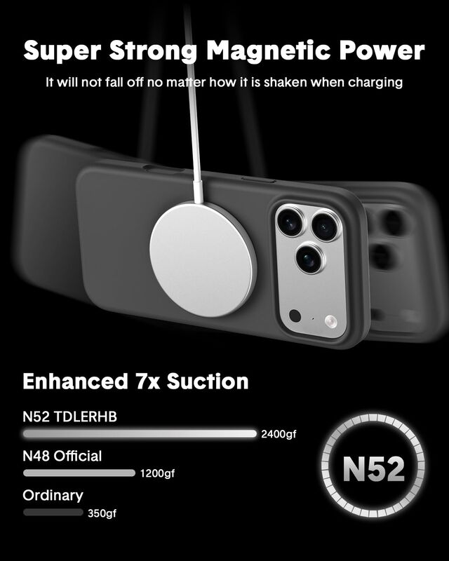 Funda Tdlerhb Iphone 17 Pro Max 3 En 1 Negra image number null