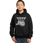 Sudadera Con Capucha Word Art Para Ni&ntilde;o - Rey de Espadas - Negro