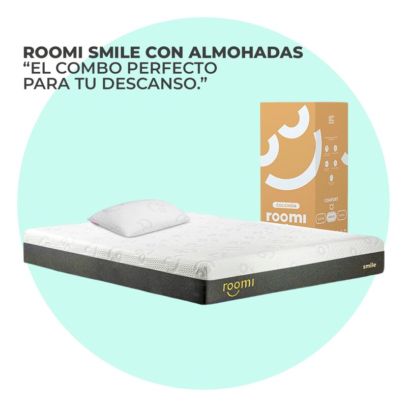 Colch&oacute;n Queen Size Roomi Smile M&aacute;s Coomfi Adult... image number null