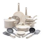 Juego De Utensilios De Cocina Greenlife Soft Grip, 16 Piezas, Cer&aacute;mica Antiadherente