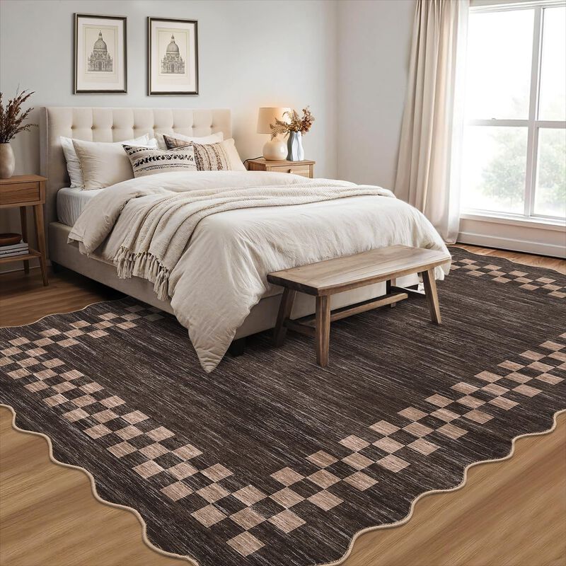 Alfombra Garveehome 5x7 Lavable De Borde Ondula... image number null
