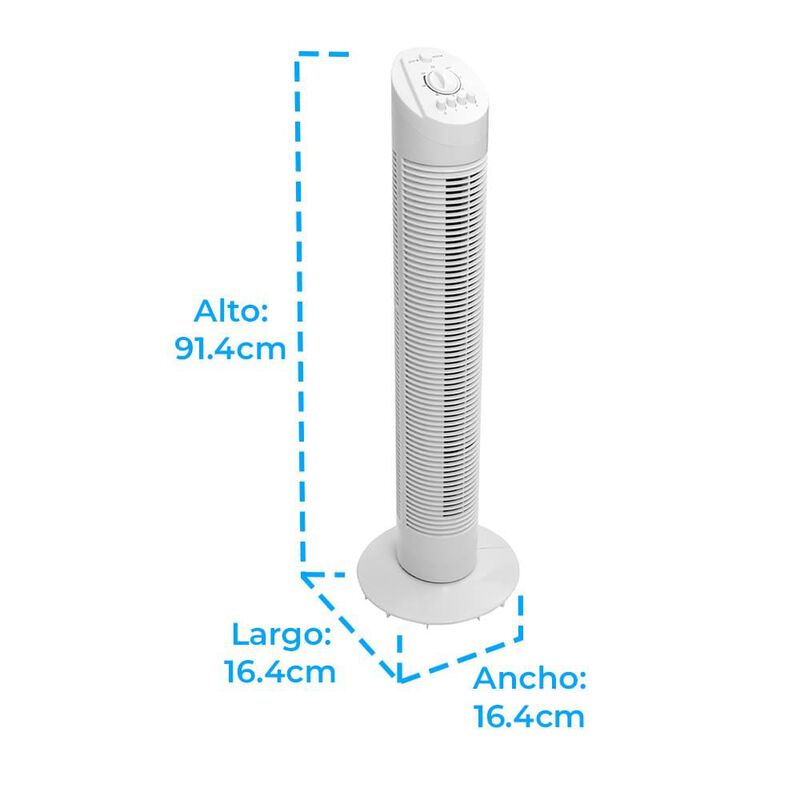 Ventilador Torre Iusa 29" 42w 3vel image number null